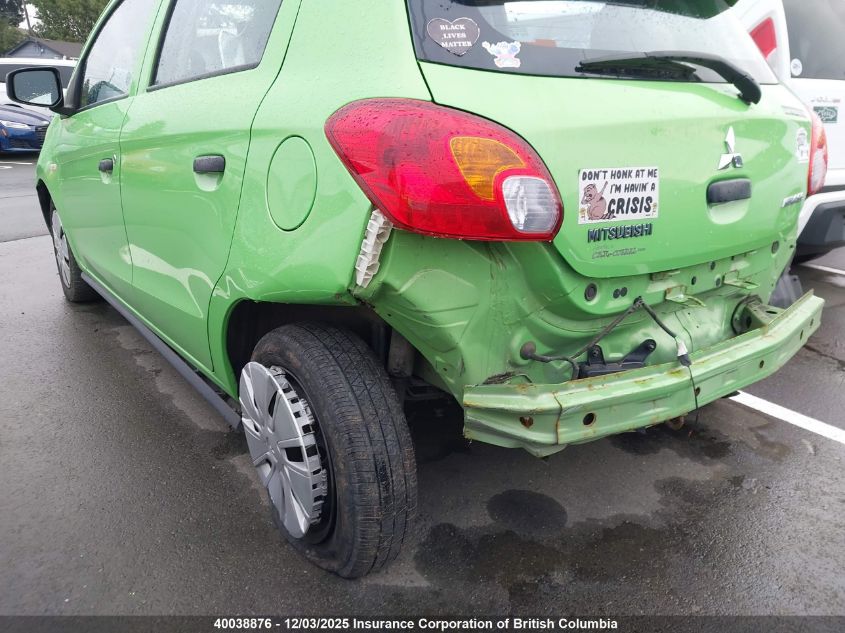 2015 Mitsubishi Mirage De VIN: ML32A3HJ1FH032442 Lot: 40038876