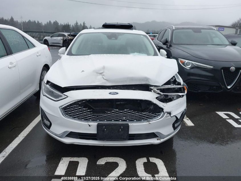 2020 Ford Fusion Hybrid Titanium VIN: 3FA6P0RU6LR181806 Lot: 40038899