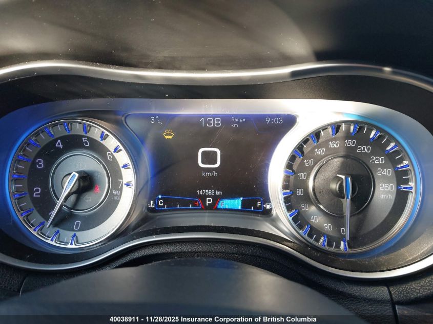 2017 Chrysler 300 VIN: 2C3CCAAGXHH653274 Lot: 40038911