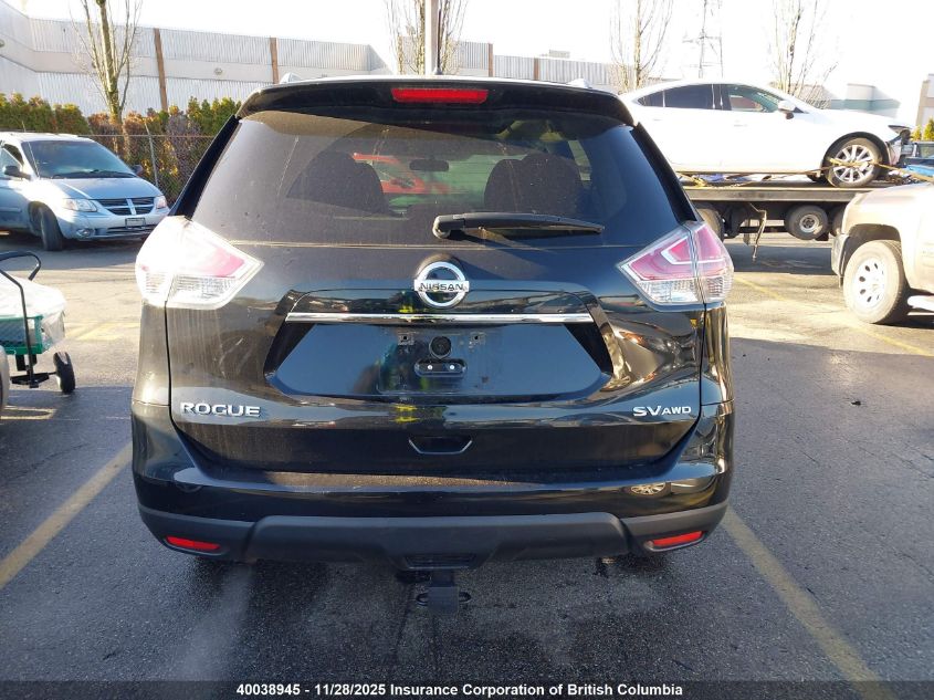 2016 Nissan Rogue VIN: 5N1AT2MV8GC803866 Lot: 40038945
