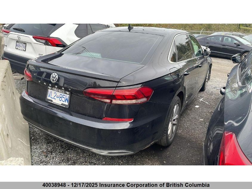 2020 Volkswagen Passat Highline VIN: 1VWUA7A38LC005852 Lot: 40038948