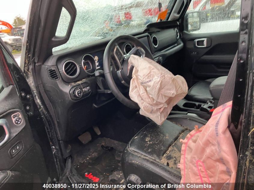 2021 Jeep Gladiator Overland VIN: 1C6HJTFG2ML622732 Lot: 40038950