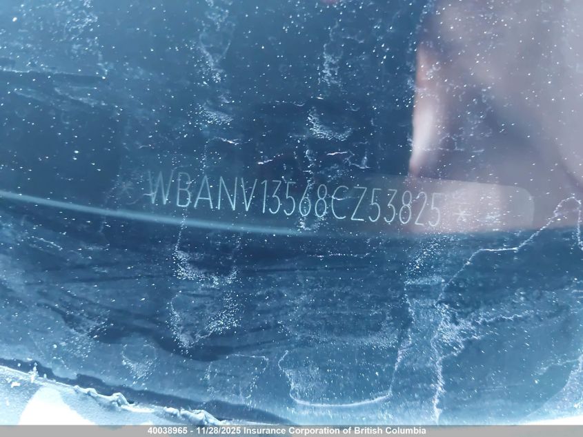 2008 BMW 528Xi VIN: WBANV13568CZ53825 Lot: 40038965