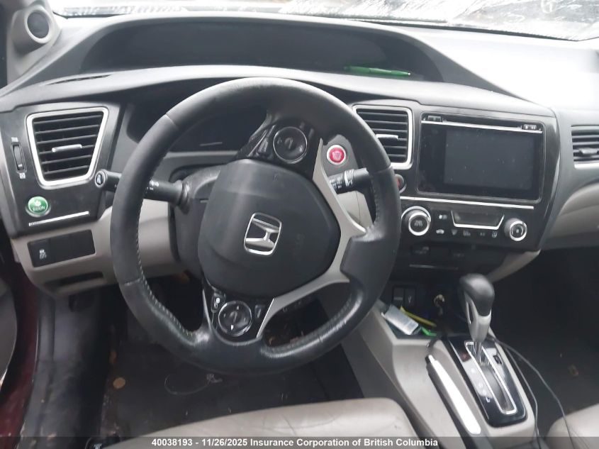 2014 Honda Civic Touring VIN: 2HGFB2F73EH037388 Lot: 40038193