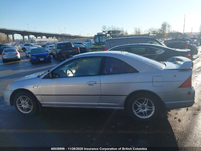 2003 Honda Civic VIN: 1HGEM22573L809224 Lot: 40038999