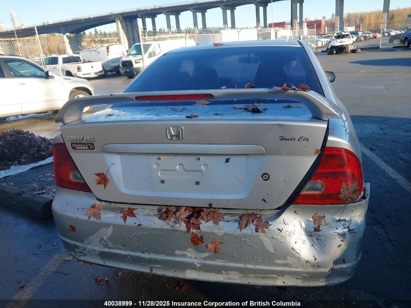 2003 Honda Civic VIN: 1HGEM22573L809224 Lot: 40038999