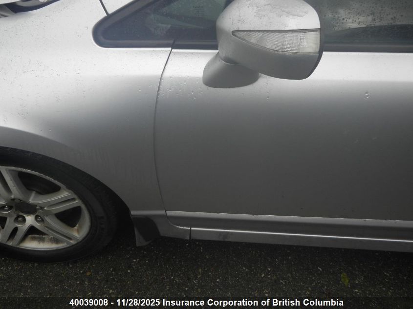 2006 Acura Csx VIN: 2HHFD56586H200298 Lot: 40039008