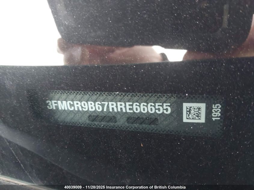 2024 Ford Bronco Sport Big Bend VIN: 3FMCR9B67RRE66655 Lot: 40039009