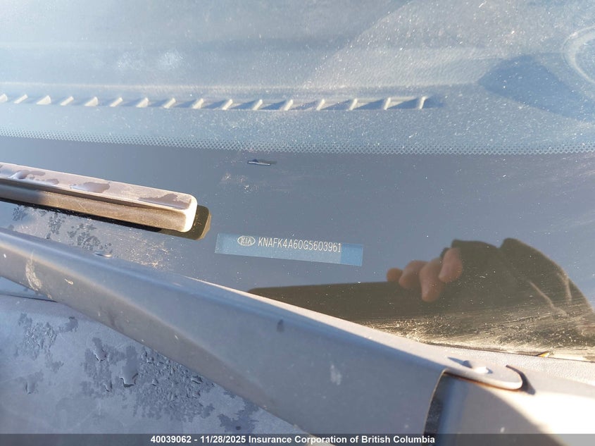 2016 Kia Forte VIN: KNAFK4A60G5603961 Lot: 40039062