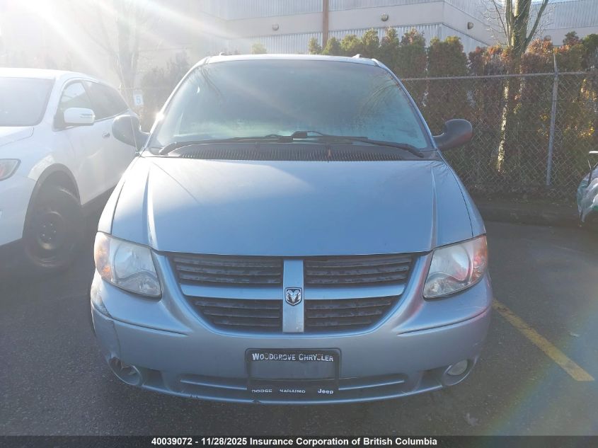 2005 Dodge Grand Caravan Sxt VIN: 2D4GP44L75R205398 Lot: 40039072