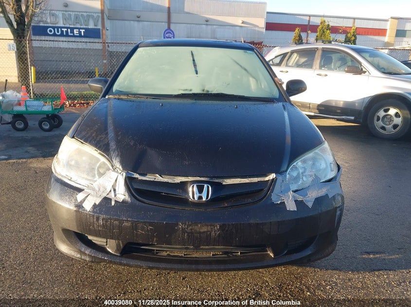 2005 Honda Civic VIN: 2HGES16865H026903 Lot: 40039080