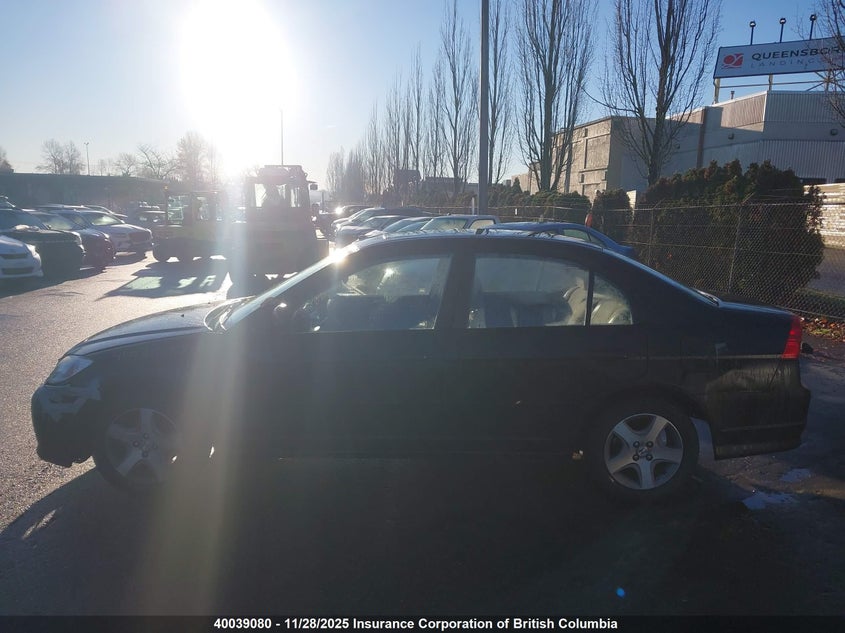 2005 Honda Civic VIN: 2HGES16865H026903 Lot: 40039080