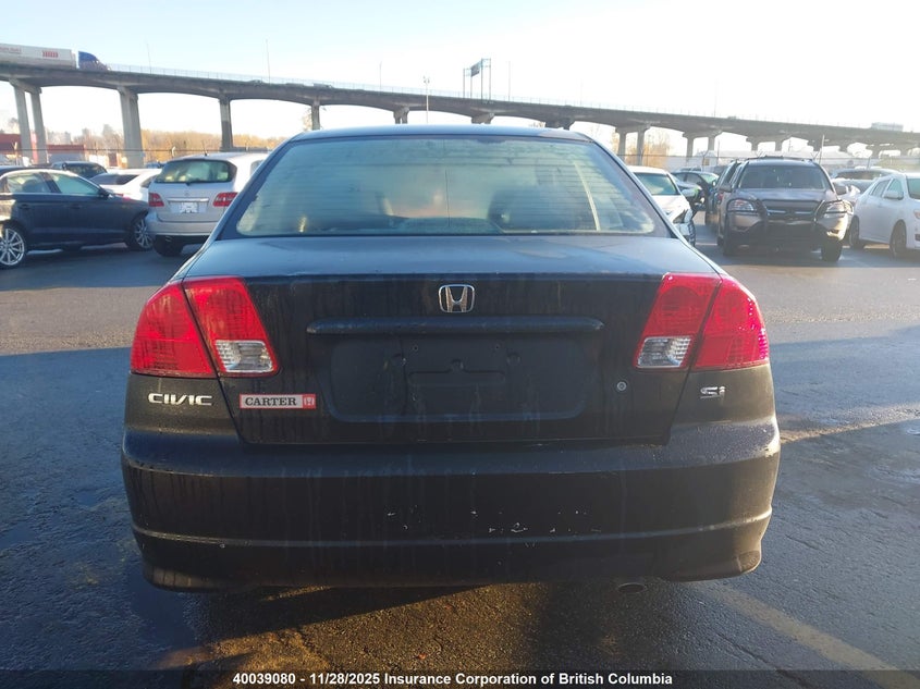 2005 Honda Civic VIN: 2HGES16865H026903 Lot: 40039080