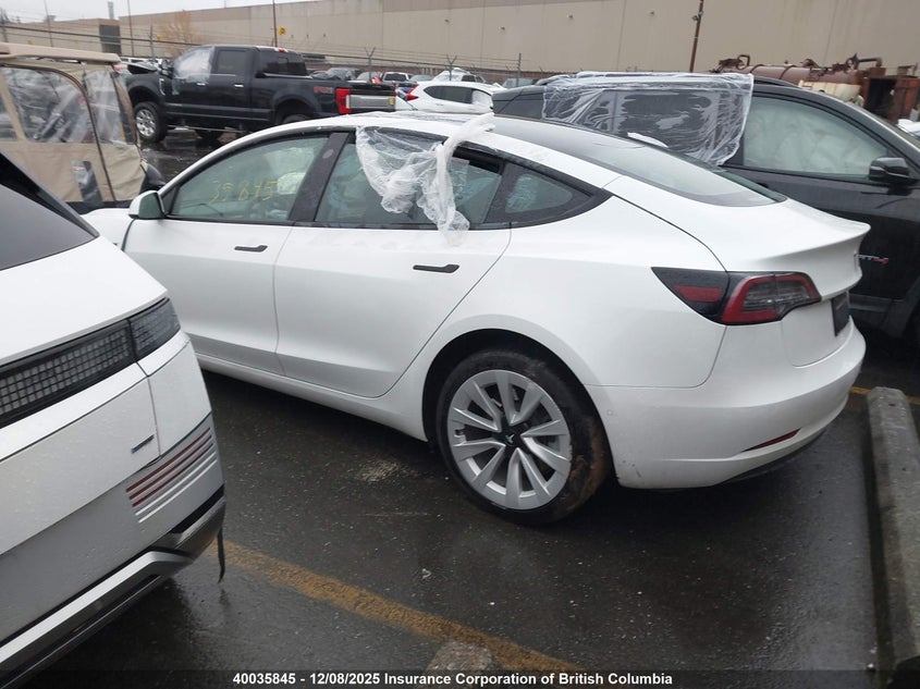 5YJ3E1EA6NF348691 2022 TESLA MODEL 3 photo no. 3