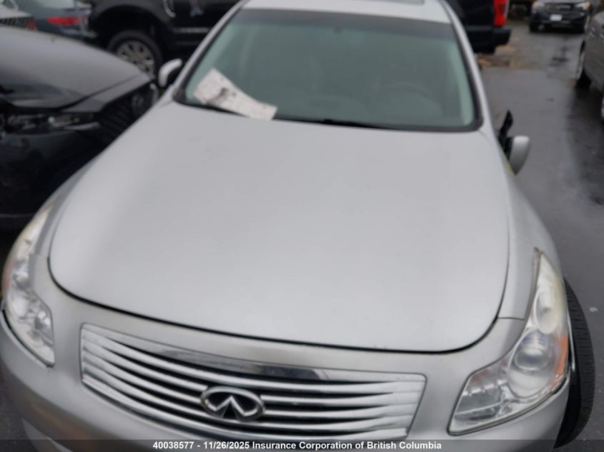 2007 Infiniti G35 VIN: JNKBV61E17M729214 Lot: 40038577