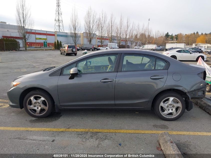 2012 Honda Civic VIN: 2HGFB2F46CH035850 Lot: 40039101