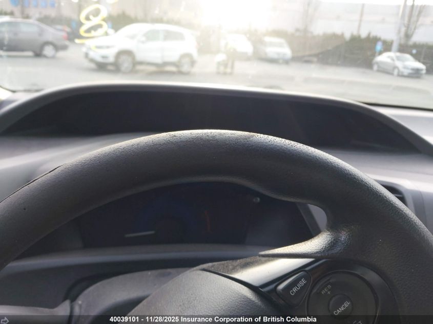 2012 Honda Civic VIN: 2HGFB2F46CH035850 Lot: 40039101