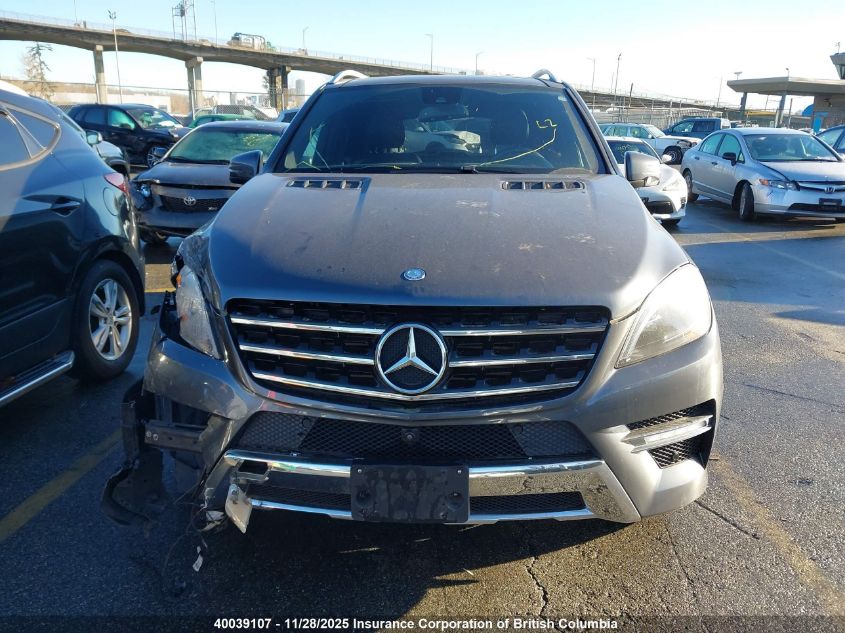 2015 Mercedes-Benz Ml 350 Bluetec VIN: 4JGDA2EB2FA537567 Lot: 40039107