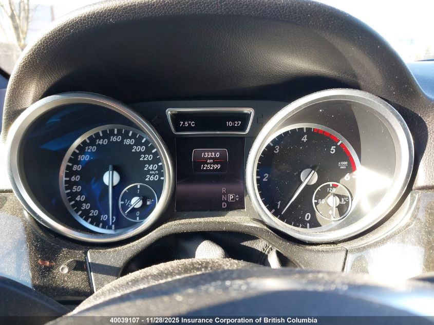 2015 Mercedes-Benz Ml 350 Bluetec VIN: 4JGDA2EB2FA537567 Lot: 40039107