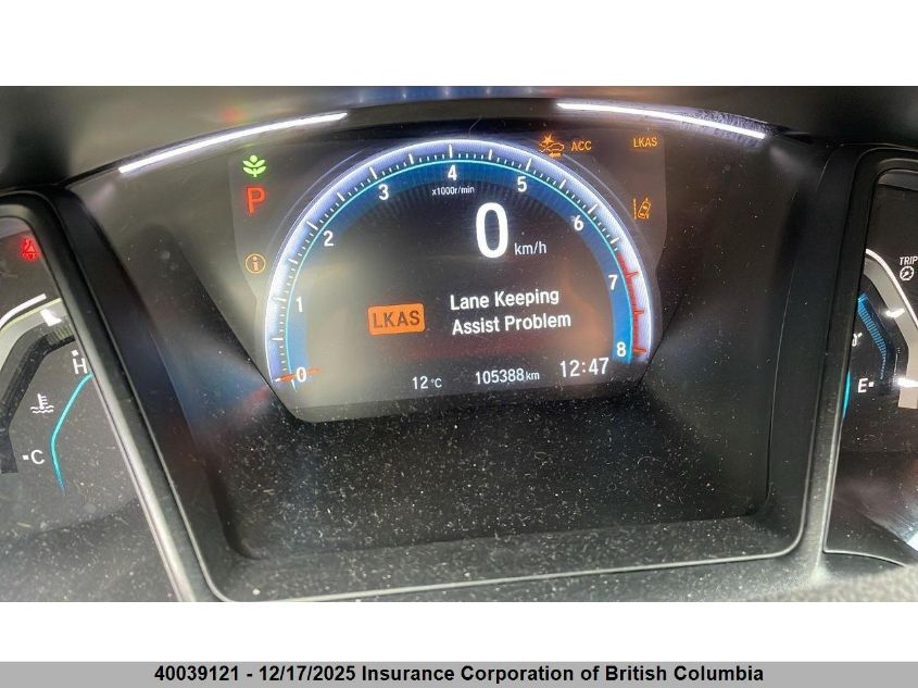 2019 Honda Civic VIN: 2HGFC2F51KH010231 Lot: 40039121