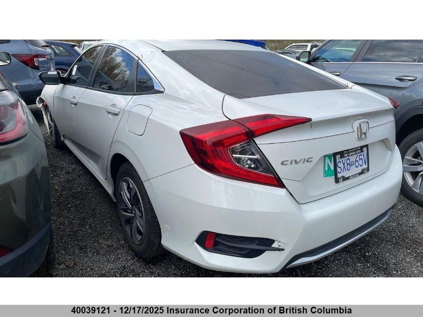 2019 Honda Civic VIN: 2HGFC2F51KH010231 Lot: 40039121