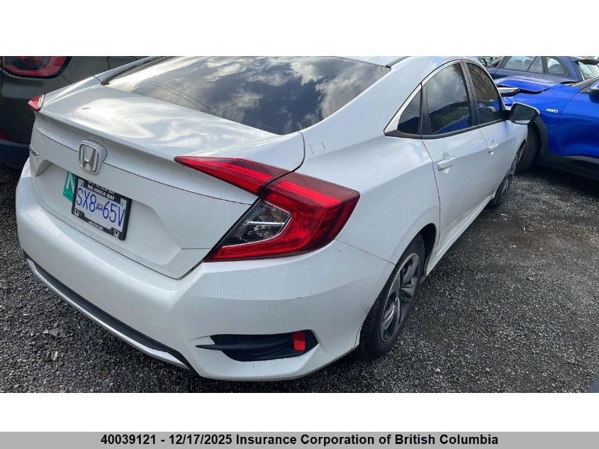 2019 Honda Civic VIN: 2HGFC2F51KH010231 Lot: 40039121