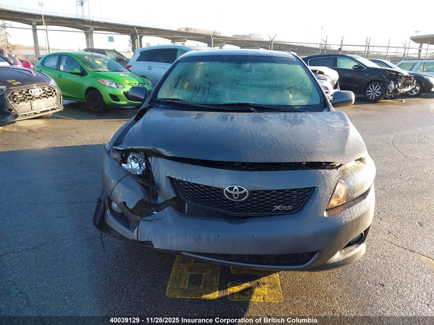 2009 Toyota Corolla Xrs VIN: 2T1BE40E69C018387 Lot: 40039129