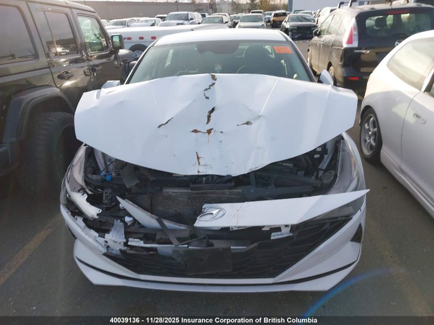 2022 Hyundai Elantra Sel VIN: KMHLM4AG9NU338612 Lot: 40039136