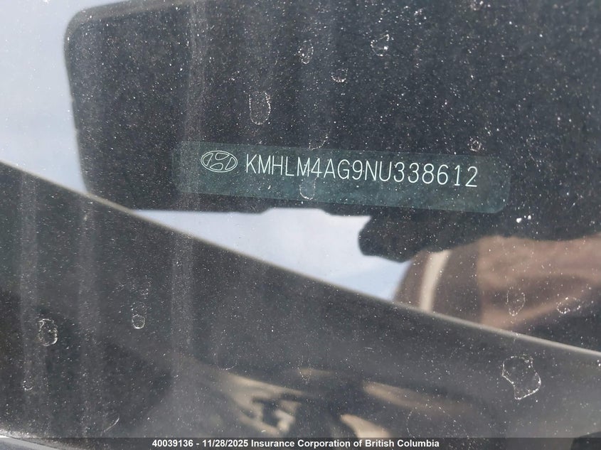 2022 Hyundai Elantra Sel VIN: KMHLM4AG9NU338612 Lot: 40039136