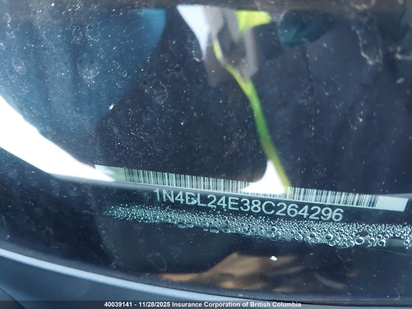 2008 Nissan Altima 3.5Se VIN: 1N4BL24E38C264296 Lot: 40039141