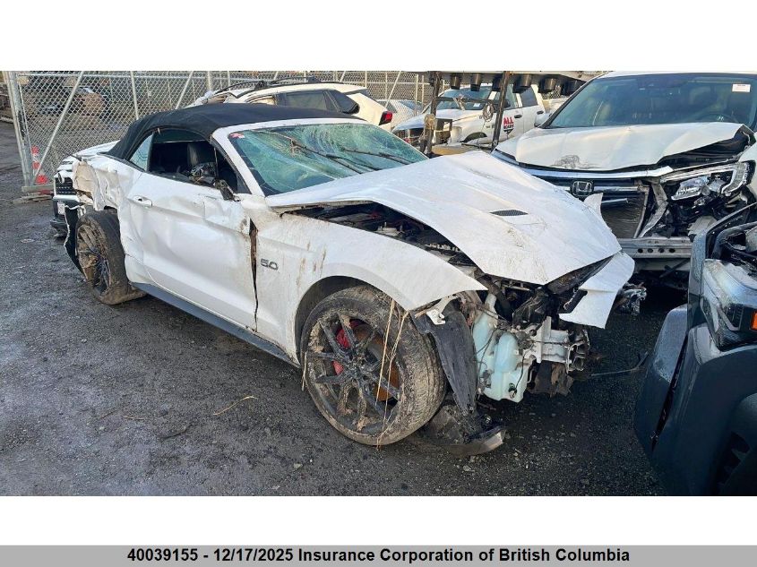 2021 Ford Mustang Gt VIN: 1FATP8FF2M5101686 Lot: 40039155