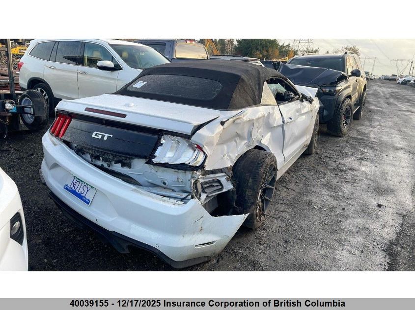 2021 Ford Mustang Gt VIN: 1FATP8FF2M5101686 Lot: 40039155