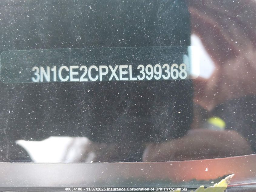 2014 Nissan Versa Note S/S Plus/Sv/Sl VIN: 3N1CE2CPXEL399368 Lot: 40034108