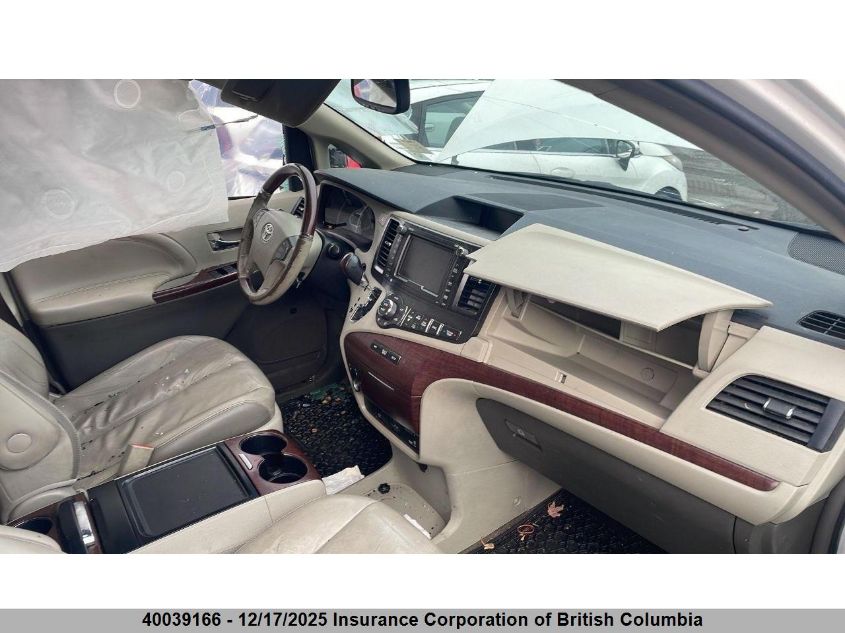 2012 Toyota Sienna Xle/Limited VIN: 5TDYK3DCXCS265450 Lot: 40039166