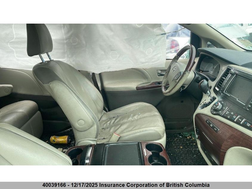 2012 Toyota Sienna Xle/Limited VIN: 5TDYK3DCXCS265450 Lot: 40039166