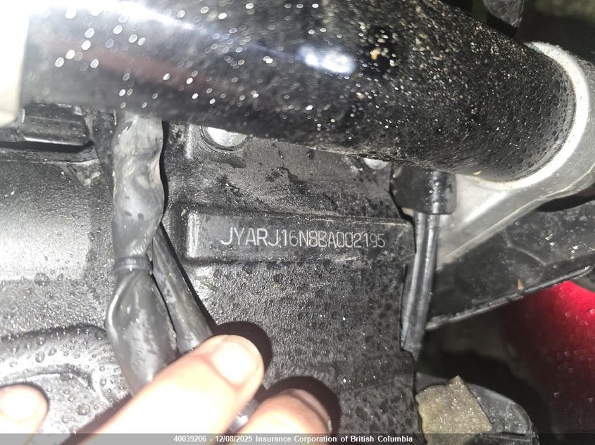 JYARJ16N8BA002195 2011 YAMAHA YZF photo no. 2