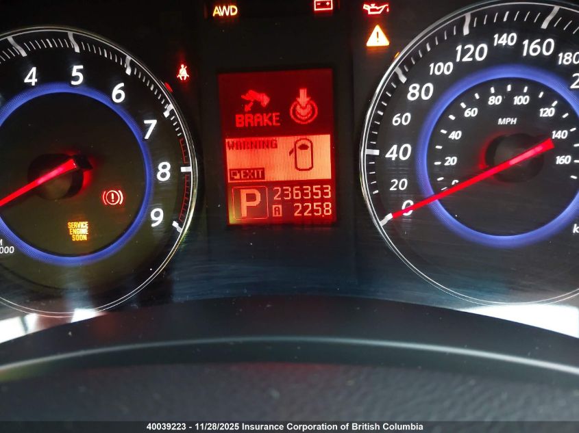 2009 Infiniti Fx35 VIN: JNRAS18W39M157301 Lot: 40039223