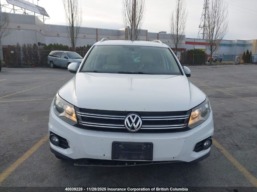 2014 Volkswagen Tiguan S/Se/Sel/R-Line VIN: WVGJV3AX3EW564812 Lot: 40039228