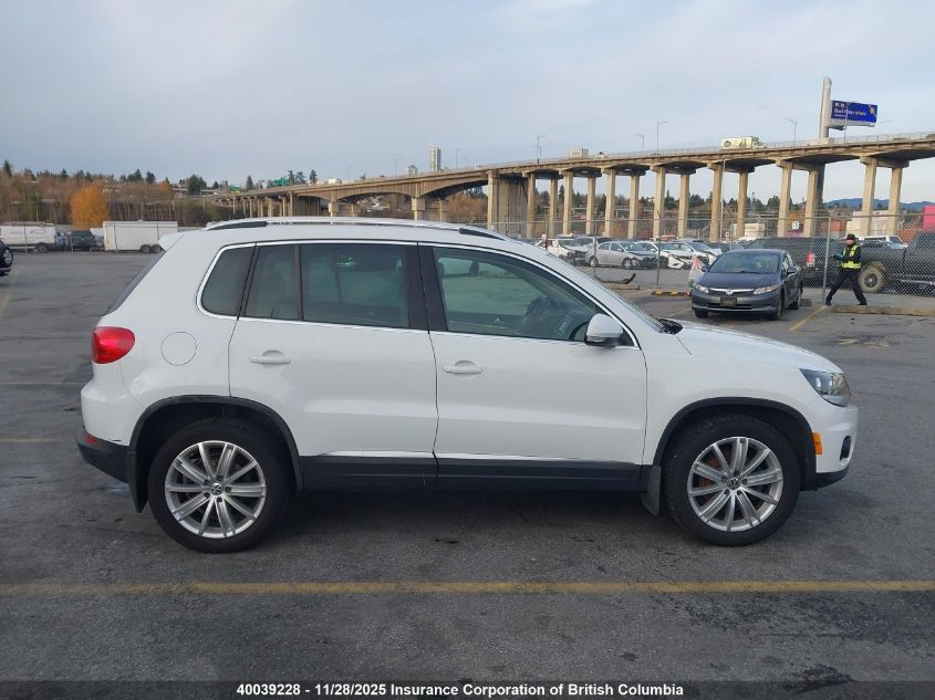 2014 Volkswagen Tiguan S/Se/Sel/R-Line VIN: WVGJV3AX3EW564812 Lot: 40039228