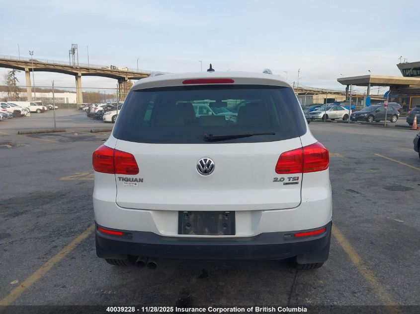 2014 Volkswagen Tiguan S/Se/Sel/R-Line VIN: WVGJV3AX3EW564812 Lot: 40039228