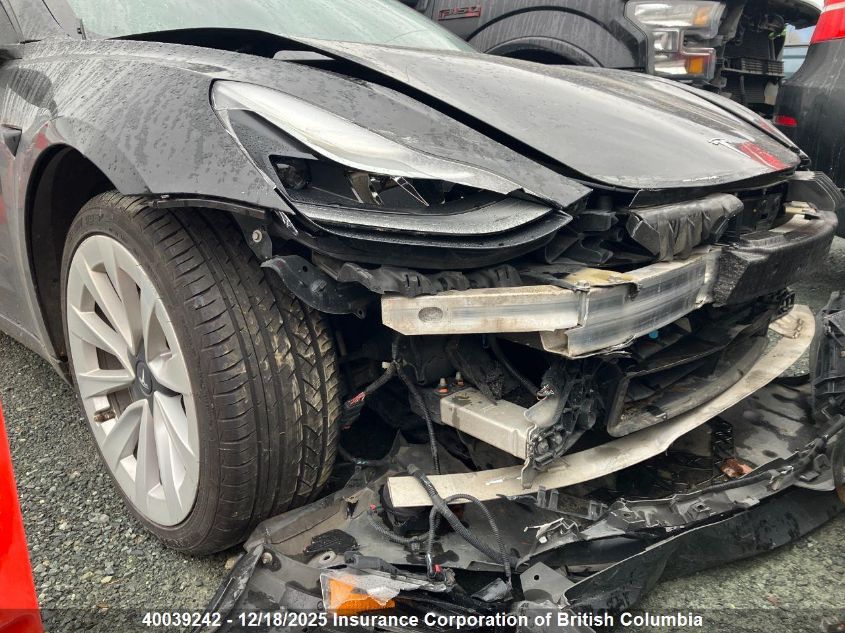 2021 Tesla Model 3 VIN: 5YJ3E1EA2MF017816 Lot: 40039242