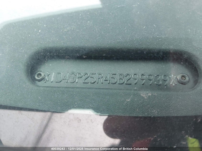 1D4GP25R45B299939 2005 DODGE CARAVAN photo no. 17