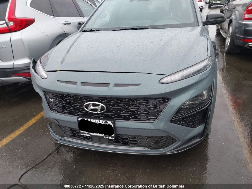 2023 Hyundai Kona Limited VIN: KM8K5CA30PU943010 Lot: 40036772