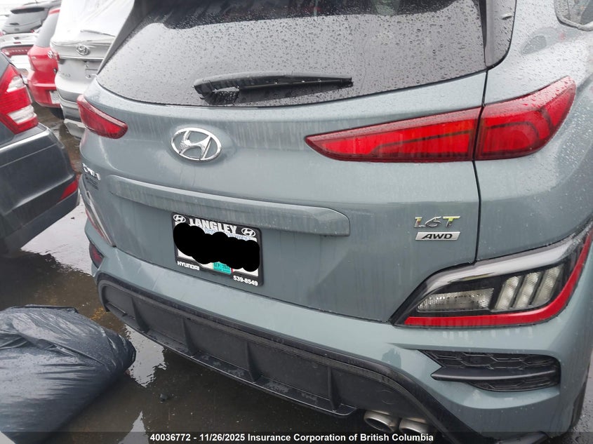 2023 Hyundai Kona Limited VIN: KM8K5CA30PU943010 Lot: 40036772