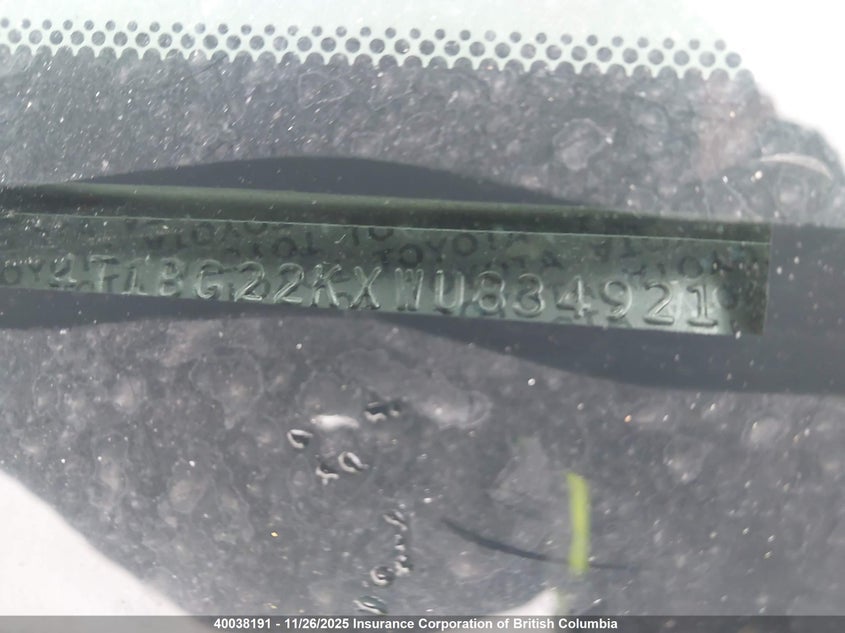 4T1BG22KXWU834921 1998 TOYOTA CAMRY photo no. 18