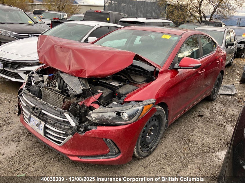 KMHD84LFXJU549101 2018 HYUNDAI ELANTRA photo no. 2