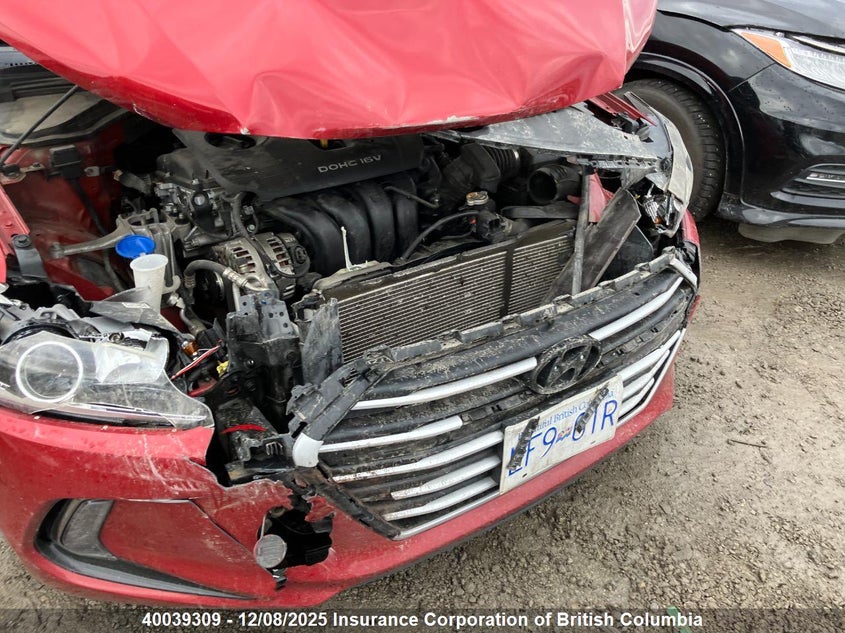 KMHD84LFXJU549101 2018 HYUNDAI ELANTRA photo no. 9