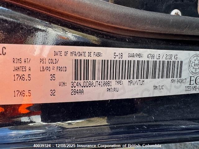 3C4NJDDB0JT410081 2018 JEEP COMPASS photo no. 5