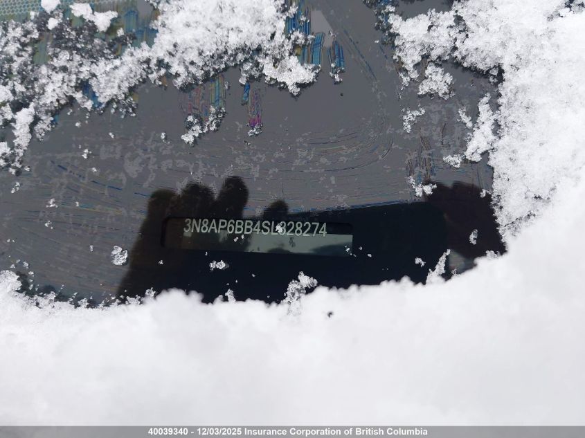 2025 Nissan Kicks VIN: 3N8AP6BB4SL328274 Lot: 40039340