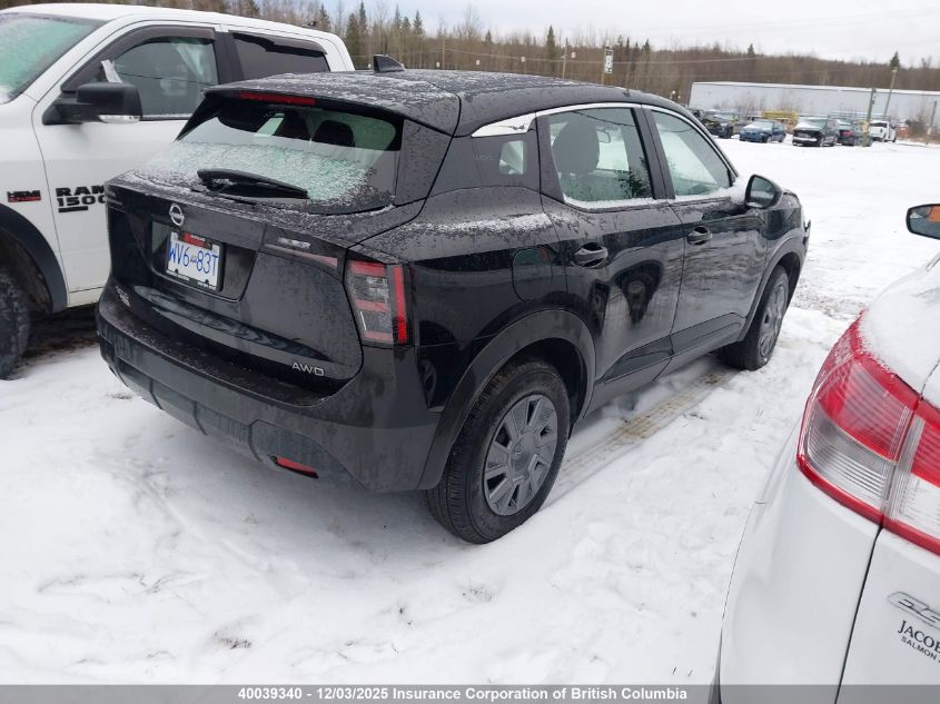 2025 Nissan Kicks VIN: 3N8AP6BB4SL328274 Lot: 40039340